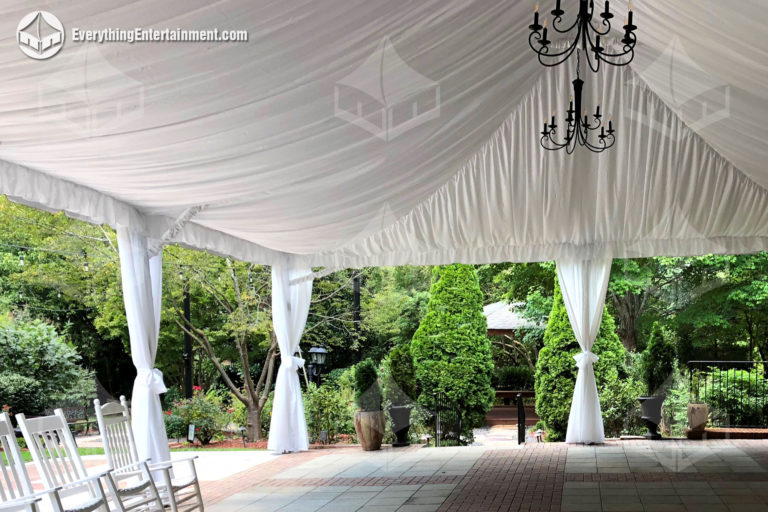 Tent Leg and Ceiling Drapes - Everything Entertainment